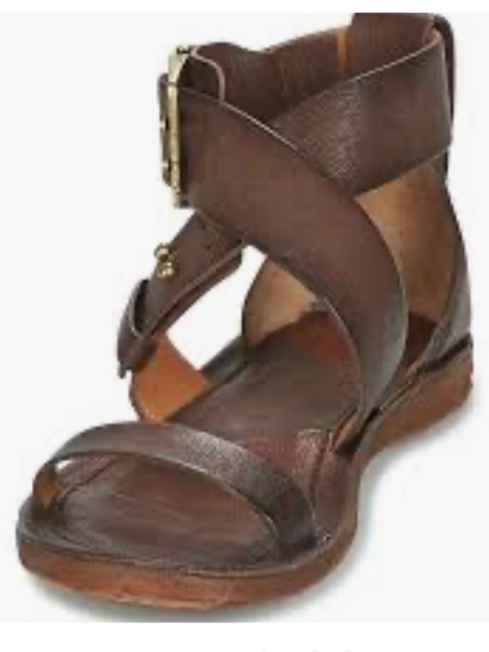 A.S. 98 Airstep Ramos Leather Sandals EU 41 9.5 10 Rustic Artsy Boho